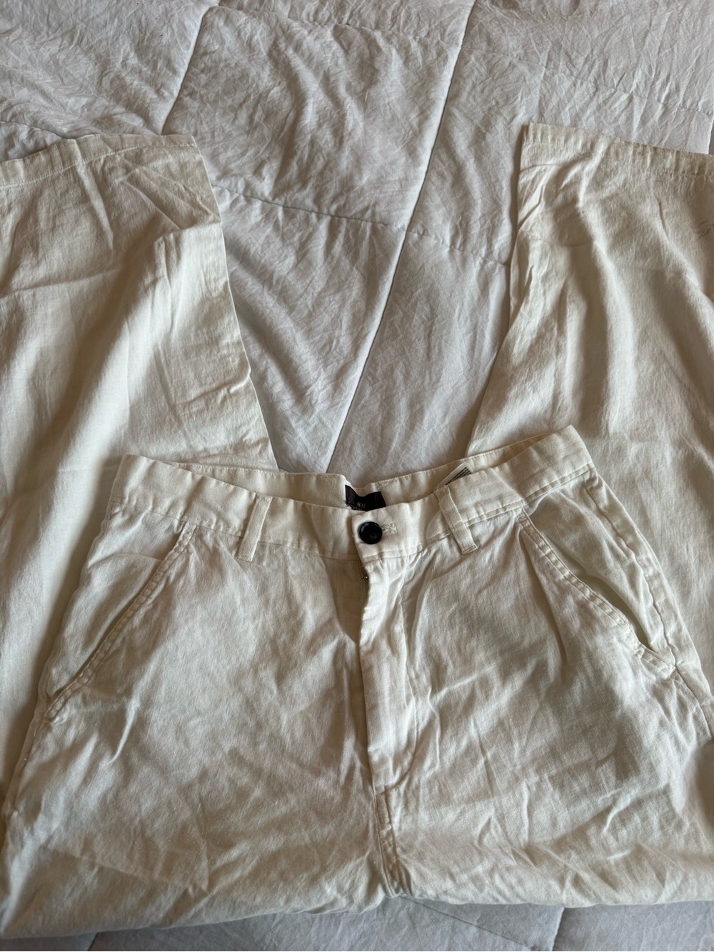 H&M Men's Chino Pants - Off-White Cream - Picture 2 of 8